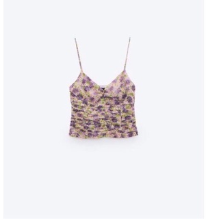 Áo hai dây hoa zara auth size S
