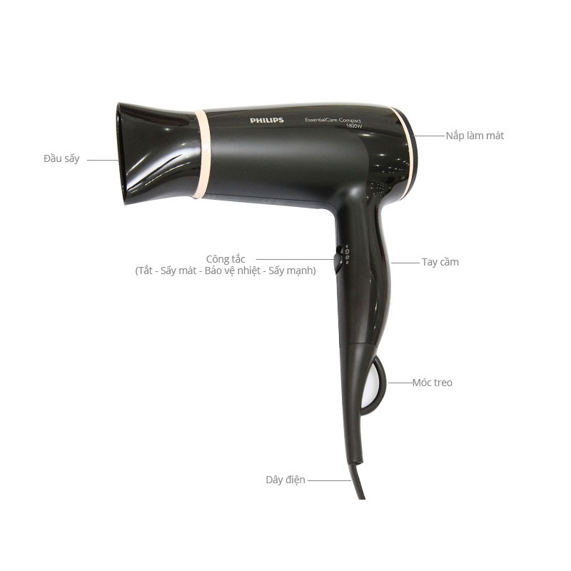 Sấy tóc Philip BHD004 ( 1800W )