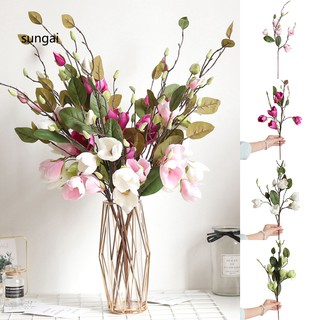 Nhành Hoa Mộc Lan Giả Xinh Xắn Dùng Để Trang Trí