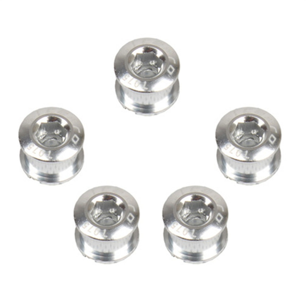 Litepro 5 cái MTB Xe đạp leo núi Bu lông đơn Bộ trục vít Trục vít Xe đạp đường bộ Xích ốc