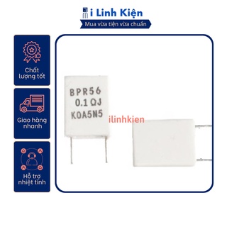 Điện trở sứ 5w 0.1r 5% koa bpr56 chân đứng