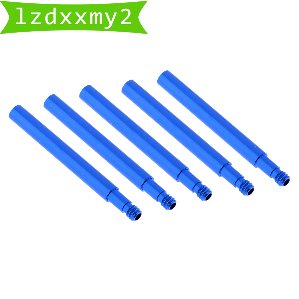 Newest 5 Pieces Presta Valve Extender for Fixed Gear Bike/Road Bike Blue 40mm