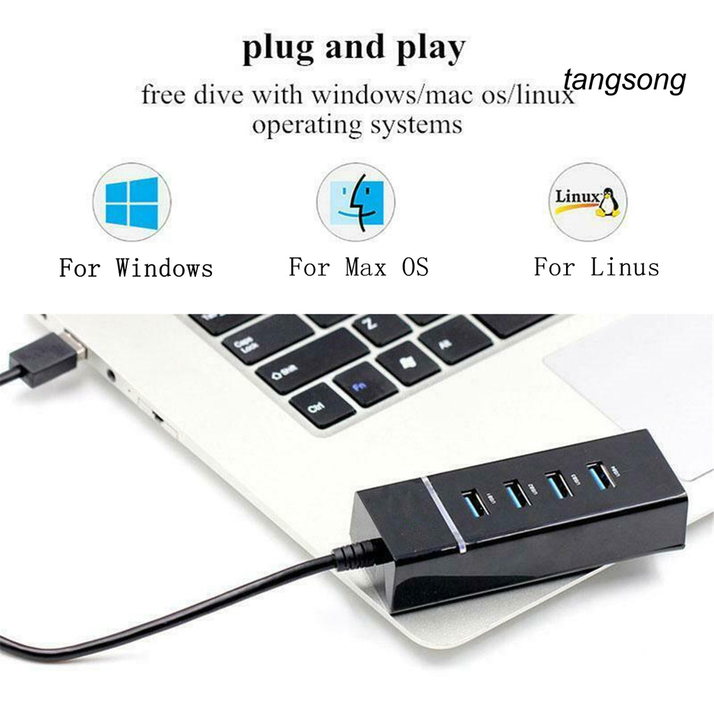 Bộ Chia 4 Cổng Usb 3.0 Tốc Độ Cao