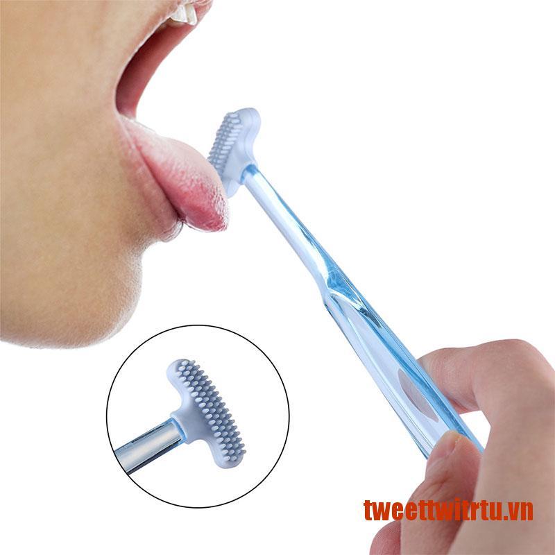 Bàn Chải Đánh Răng Lưỡi Bằng Silicon Mềm Tiện Dụng