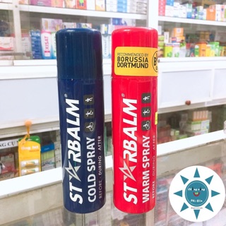 [HÀNG HIẾM] Chai xịt Nóng, Lạnh STARBALM 150ml ngăn nguy cơ chấn thương trước trong và sau khi chơi thể thao