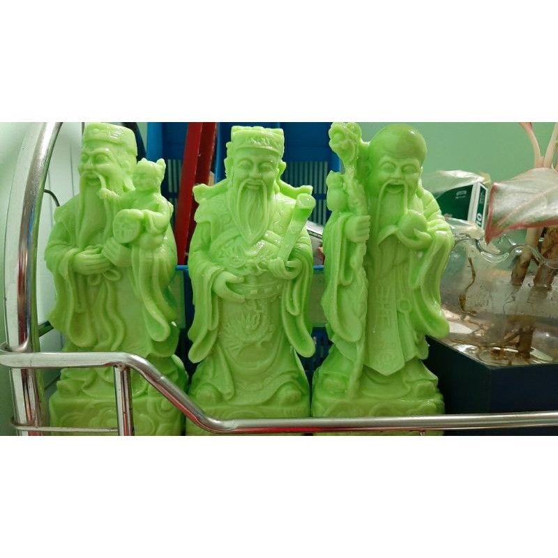 Bộ tam đa phước lộc thọ đá cao cấp 23cm | BigBuy360 - bigbuy360.vn