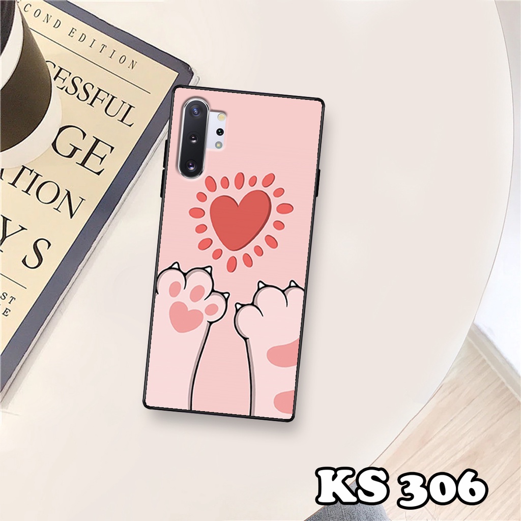 Ốp lưng Samsung Note 10 - Samsung Note 10 Plus - Samsung Note 10 Lite - Ốp in hình LoveCat - Chất liệu TPU siêu bền