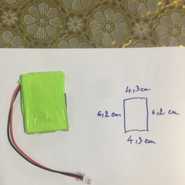 Pin sạc 7,4v đến 8,4v mỏng 1000mah