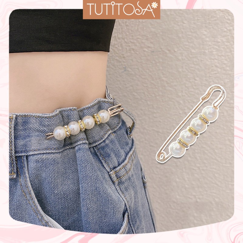 Ghim cài quần điều chỉnh thu nhỏ eo quần jean - TUTITOSA