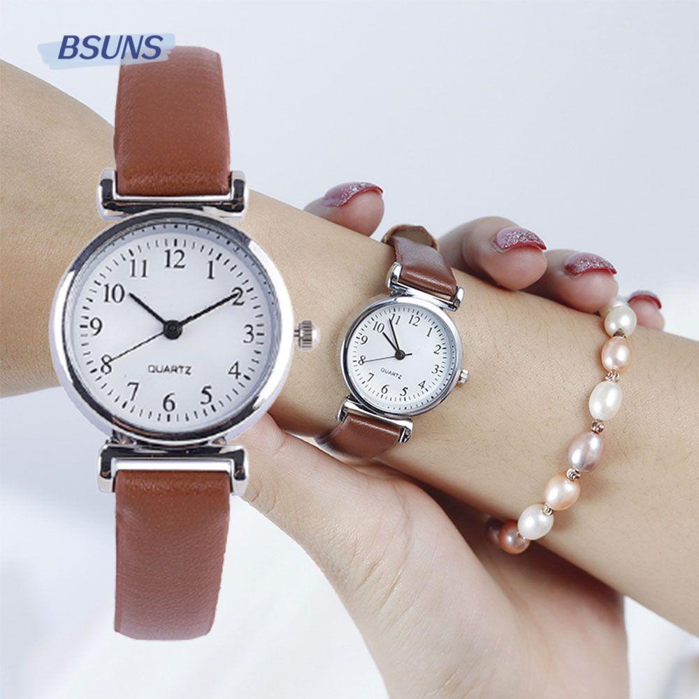 Bsuns Đồng Hồ Đeo Tay Kiểu Dáng Cổ Điển Thời Trang Dành Cho Nữ