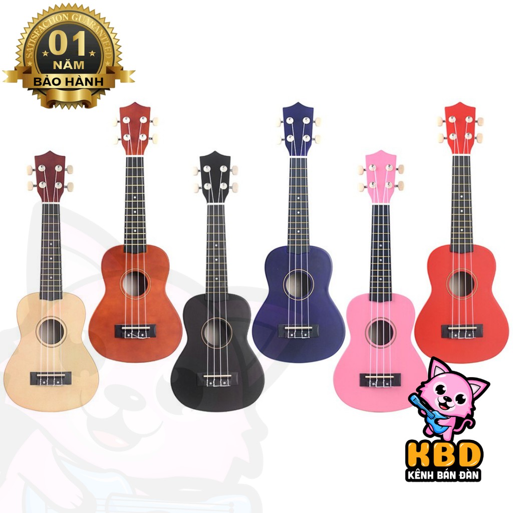 GỖ KHÔNG PHẢI NHỰA]KHÔNG NGỨA TAY] Đàn ukulele soprano tặng kèm pick gãy