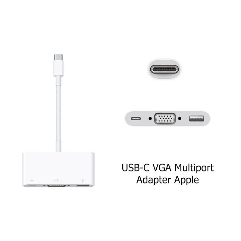 Cáp chuyển đổi Apple USB-C to VGA Multiport Adapter