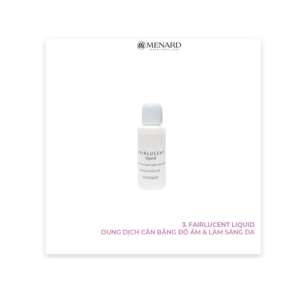 Collagen Gold MENARD 7 chai x 30ml + Tặng bộ dưỡng trắng Fairlucent Trial Kit | BigBuy360 - bigbuy360.vn