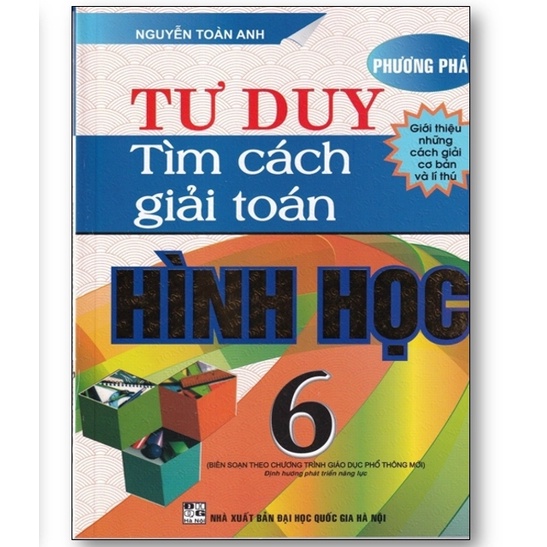 Sách - Combo Phương Pháp tư duy tìm cách giải toán 6 (Số học - Đại số + Hình Học)