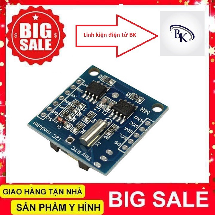 Module Thời Gian Thực DS1307 + 24C32 (RTC / I2C)