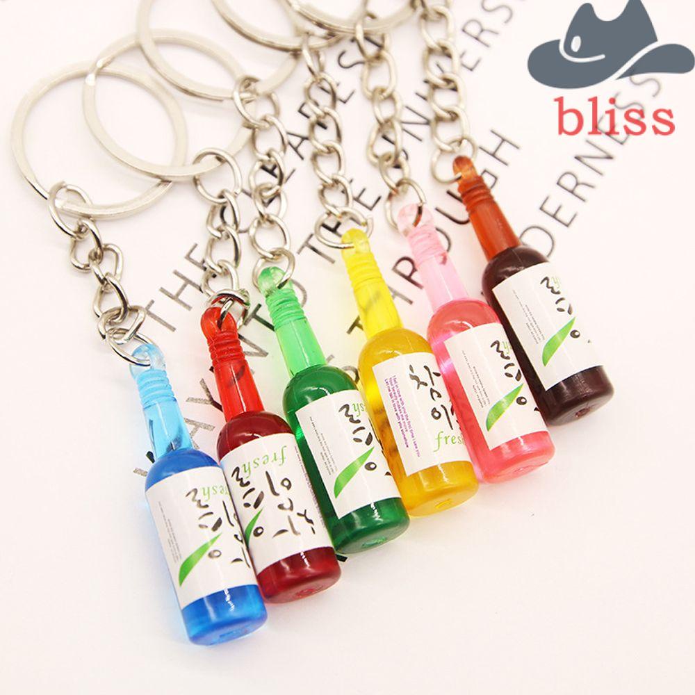 Móc Khóa Hình Lon Rượu Soju Dễ Thương ​Móc Chìa Khóa Xe Hơi Thiết Kế Độc Đáo Chất Lượng Cao