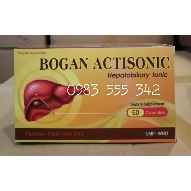 Bổ gan Actisonic giải độc tố gan, bảo vệ tế bào gan.
