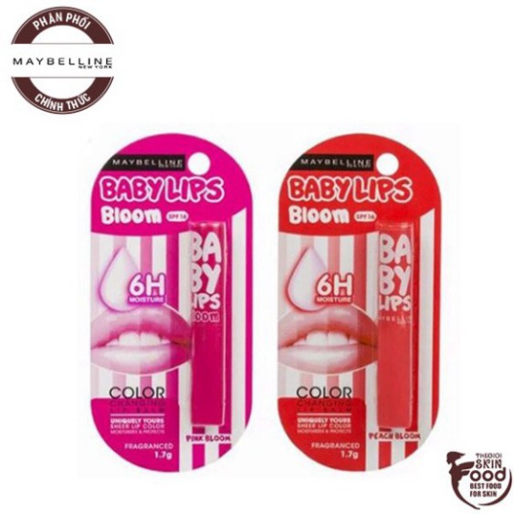 Son Dưỡng Môi Chuyển Màu Maybelline Baby Lips Bloom Color Changing Lip Balm SPF16 1.7g F58