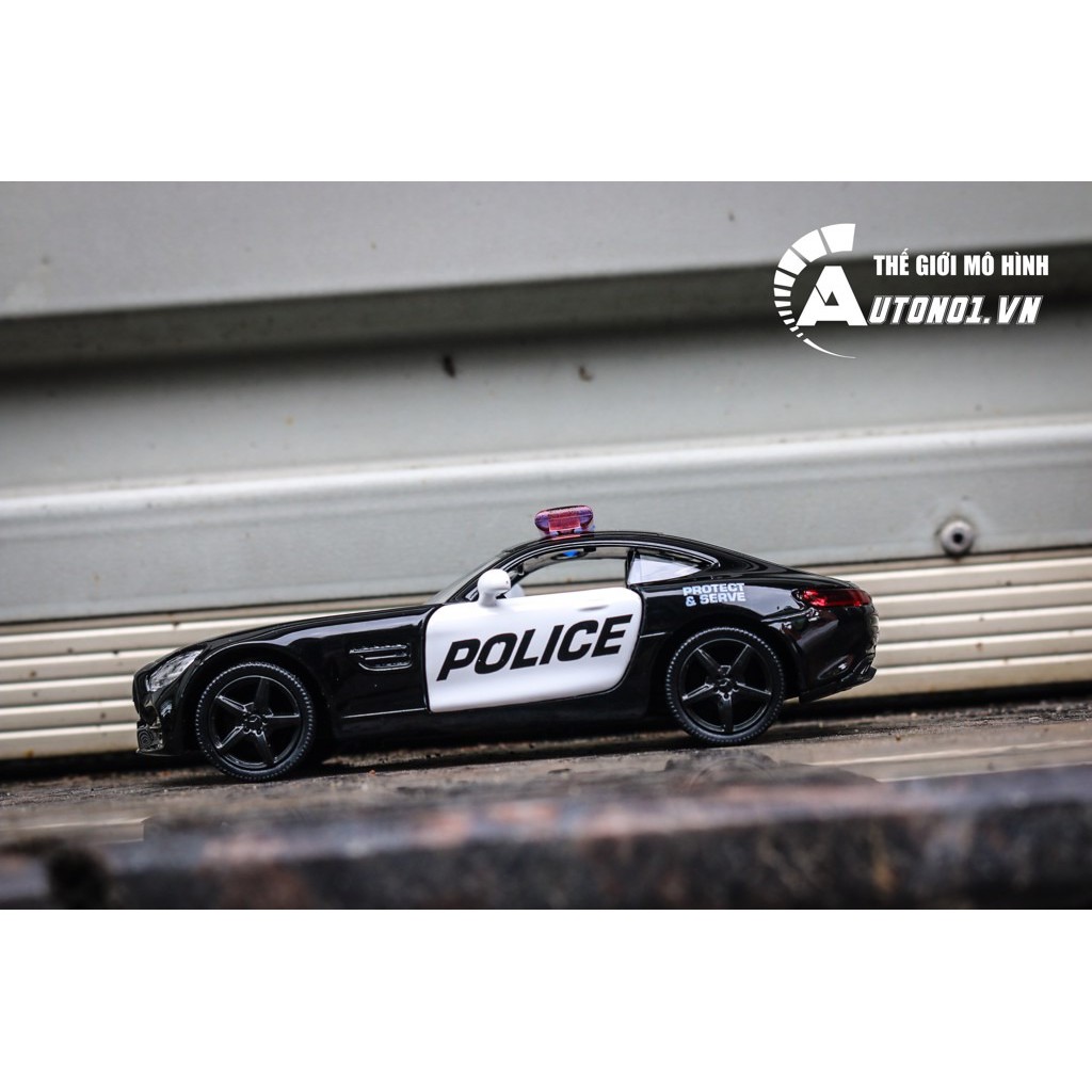 MÔ HÌNH XE MERCEDES BENZ AMG GTS POLICE 1:36 SCALE MODEL 7160