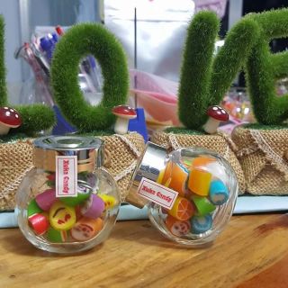 kẹo nghệ thuật _ kẹo hand made hũ thủy tinh