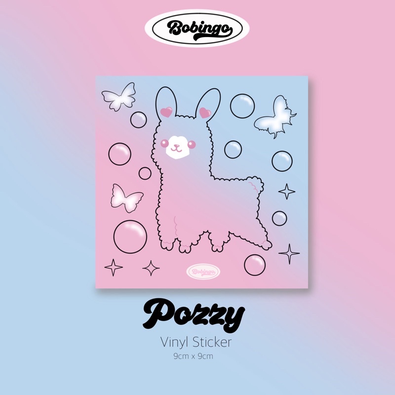Bobingooo | Pozzy Sticker Sheet 🦙