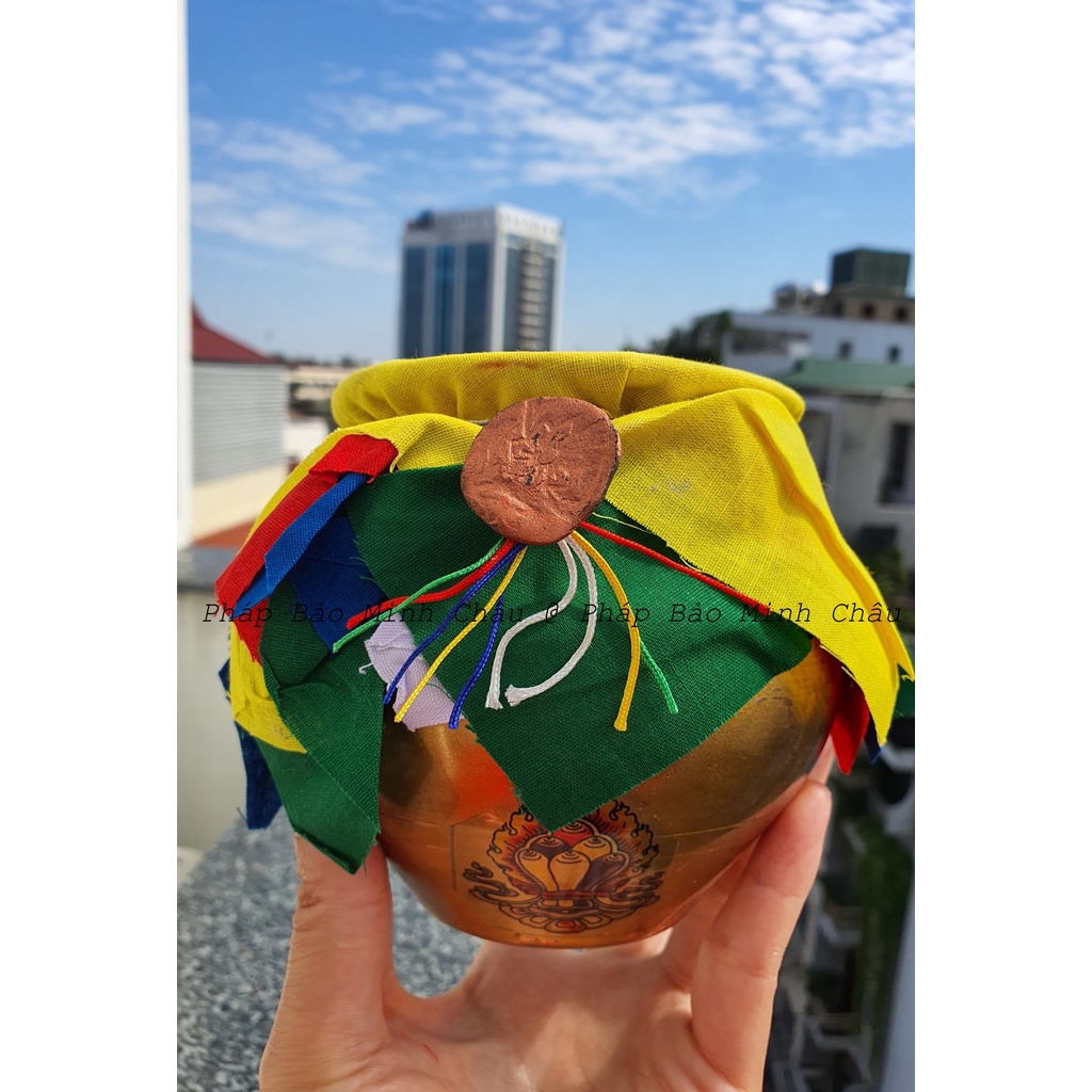 [Pháp Bảo Minh Châu]Bảo bình đồng NEPAL (Tu viện Shechen) GIÚP TĂNG TRƯỞNG VỀ TÀI BẢO , THU HÚT TÀI LỘC