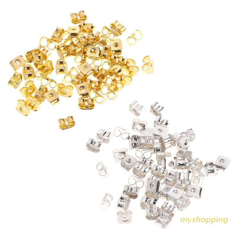 Set 50 nút gài bông tai kim loại cao cấp