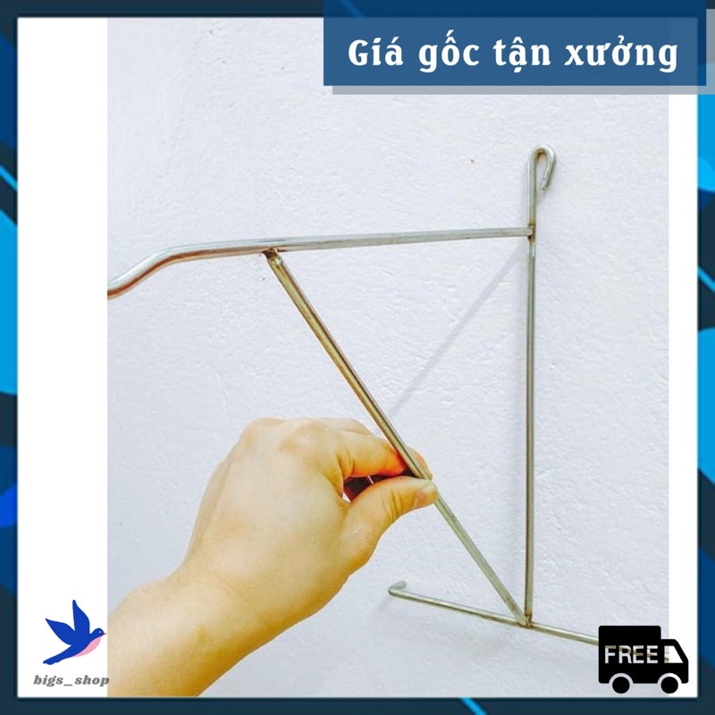 Móc cheo lồng chim chất liệu inox chắc chắn - móc cheo lồng