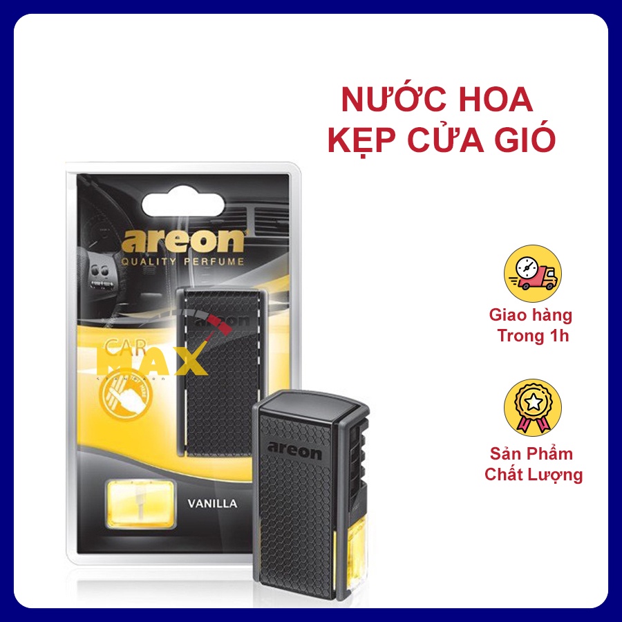 Nước Hoa Kẹp Cửa Gió Ô Tô AREON MAX STORE Chính Hãng Khử Mùi Xe Hơi Hương Thơm Thiên Nhiên