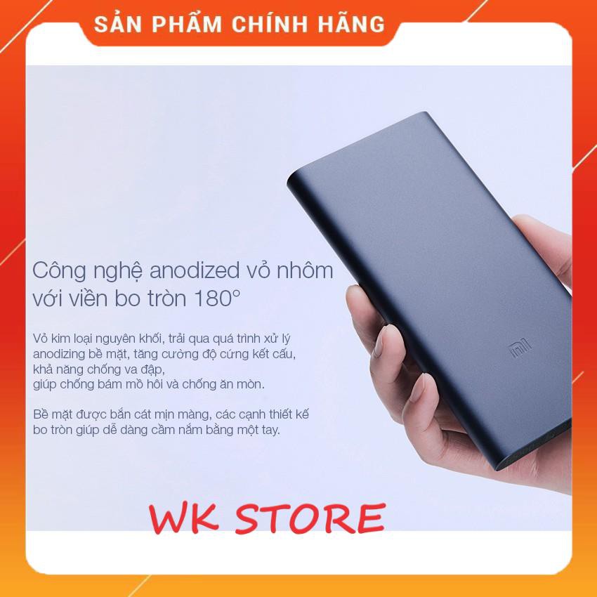 Sạc dự phòng Xiaomi Gen 3 chính hãng 10.000 mAh (2 cổng usb,sạc nhanh 18w) | BigBuy360 - bigbuy360.vn