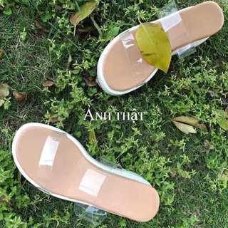 Dép đế xuồng quai trong