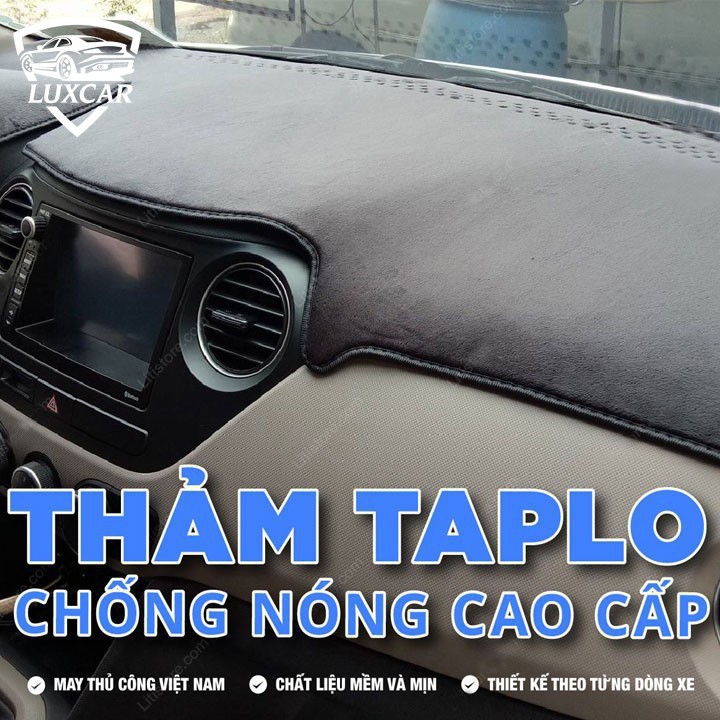 Thảm taplo nhung lông cừu LUXCAR xe Everest | Đế cao su cao cấp chống nóng,chống trượt