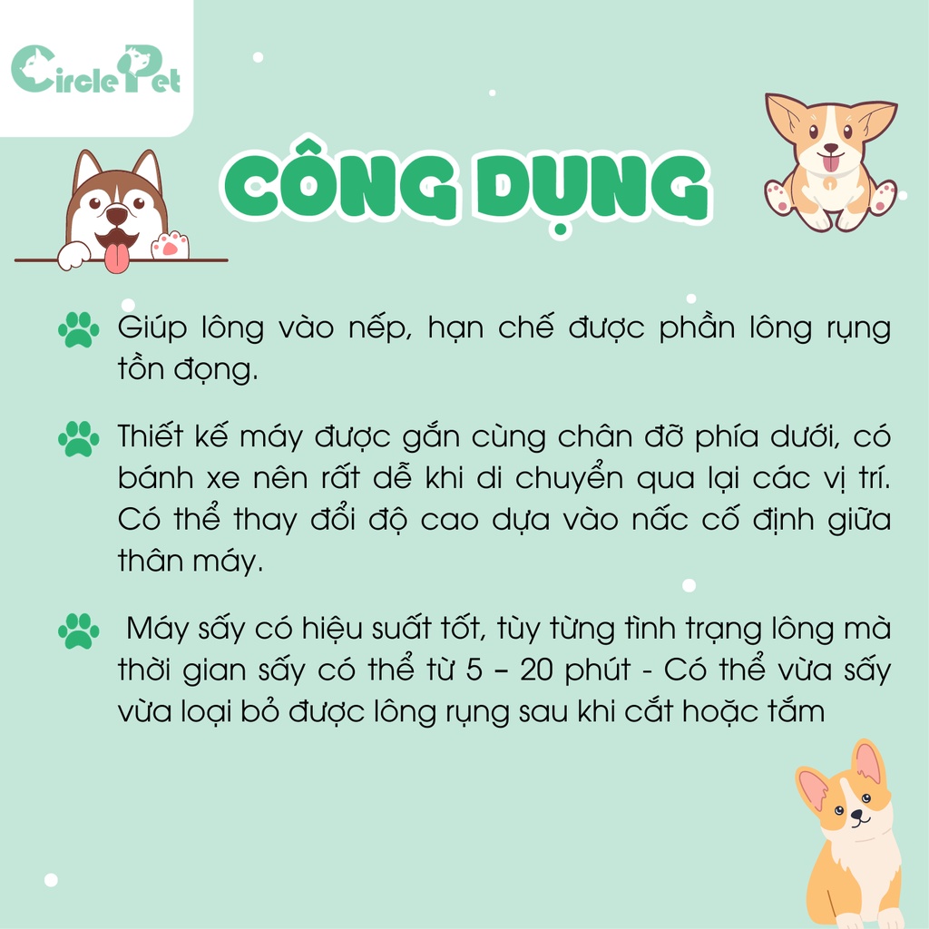 Ống Hard Pipe Gắn Máy Sấy Hose TOEX GROOMING Tiết Kiệm Và Tiện Lợi - Circle Pet