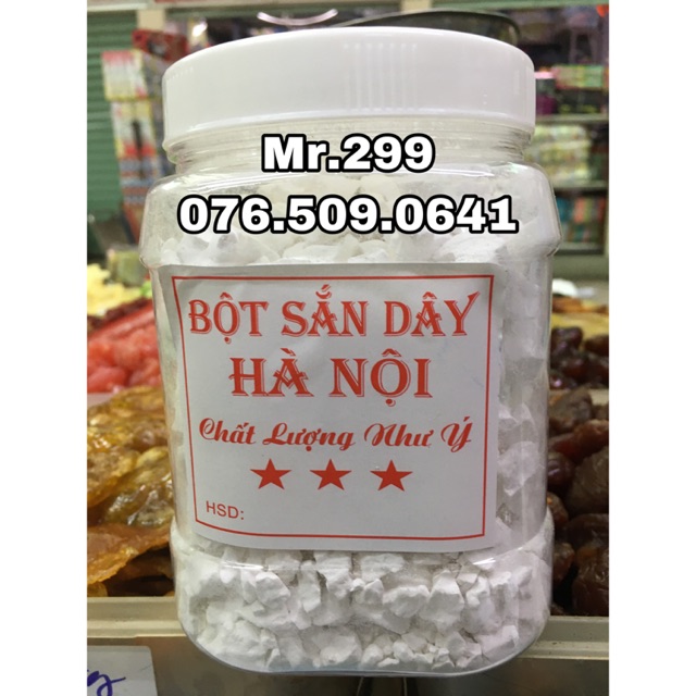 Bột sắn dây Hà Nội loại 1  hộp 500 gram