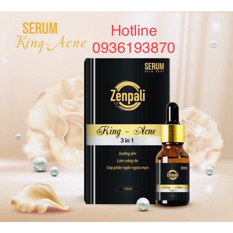 SERUM KING ACNE ZENPALI  [CHÍNH HÃNG] ❤️ KING ACNE VUA XOÁ MỤN