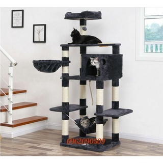Cattree - Trụ cào móng - nhà cây cho mèo- nhà mèo - nhà cây siêu lớn 5 tầng - đồ chơi cho mèo
