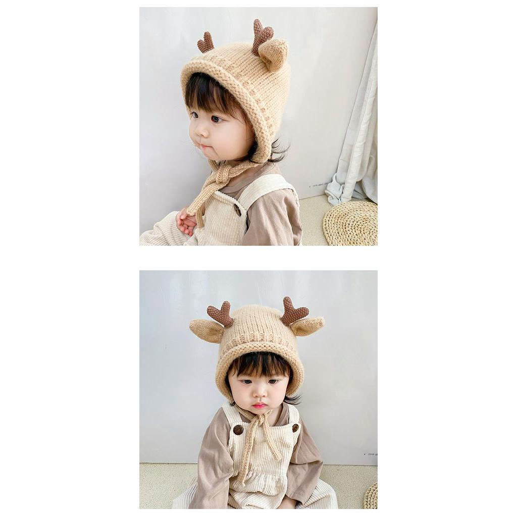 Mũ Lông Giữ Ấm Tai Siêu Dễ Thương Cho Bé Gái