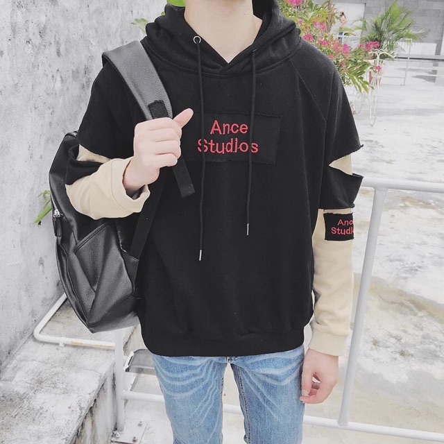 Áo hoodie nỉ unsiex form rộng Studios nam nữ ulzzang Wind | BigBuy360 - bigbuy360.vn