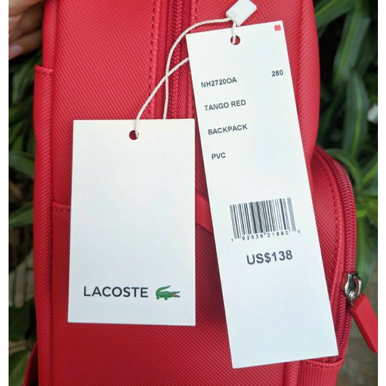 🎒Balo Lacoste Unisex-Adult Backpack
