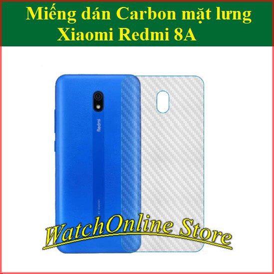 Miếng dán Carbon mặt lưng Xiaomi redmi 8A