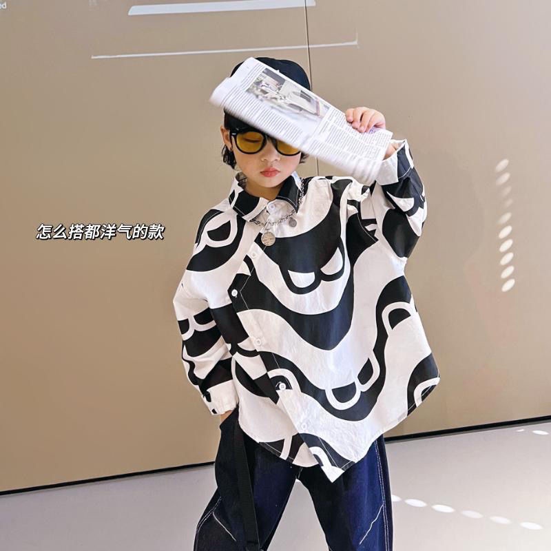 Hàng Mới Về Áo Sơ Mi Tay Dài Phong Cách Phương Tây Dành Cho Bé Trai 2022