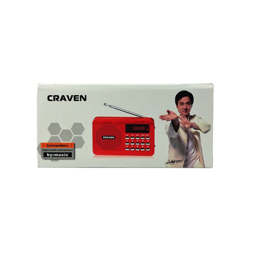 Loa usb, thẻ nhớ, FM CRAVEN CR-16