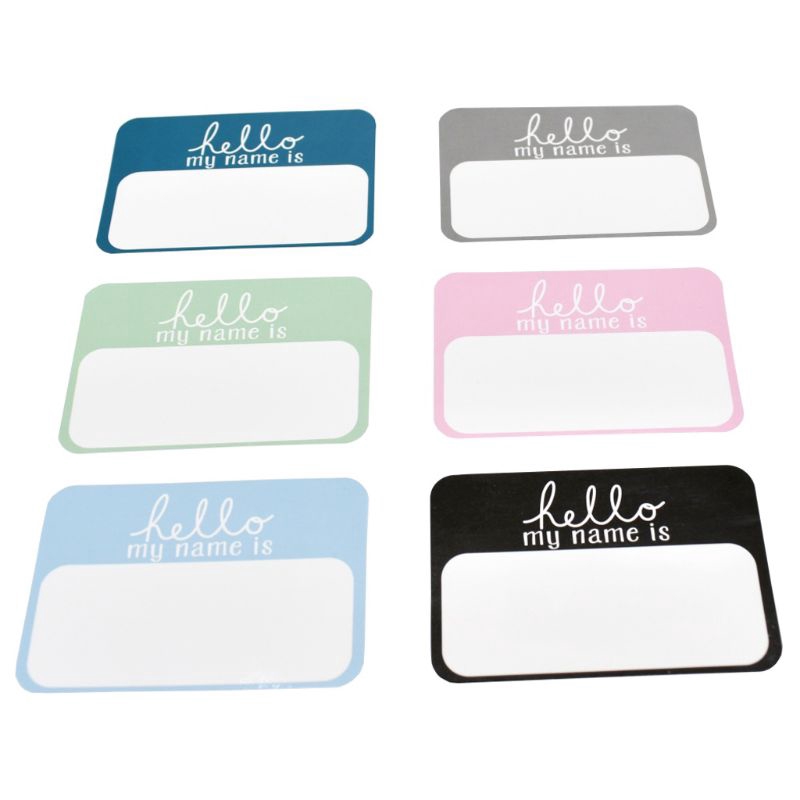 Mary☆et Name Tag Labels Hello sticker Baby Announcement Sticker Newborn Hospital Photography