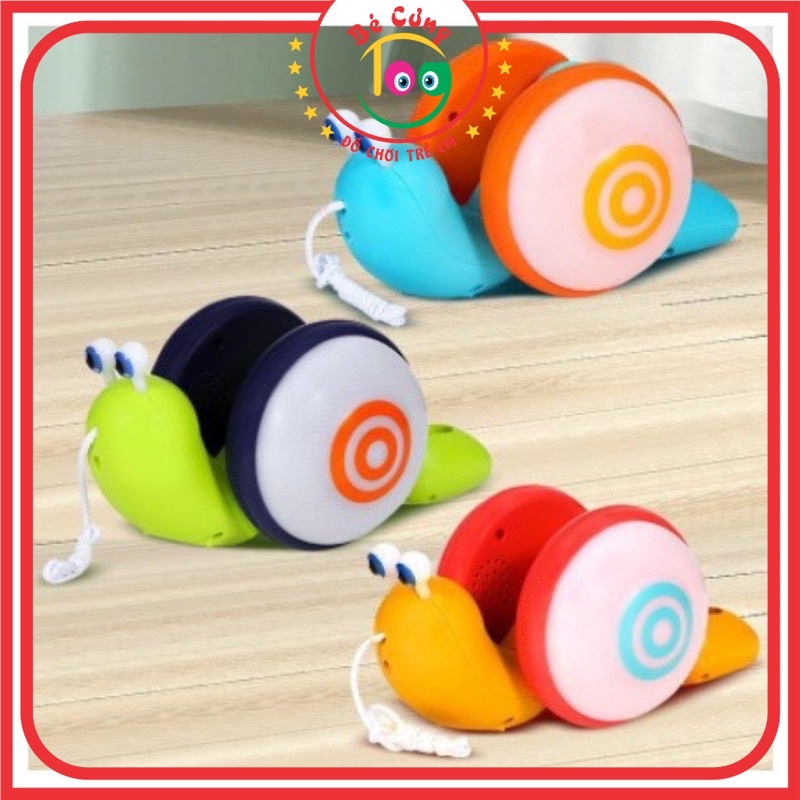 Đồ Chơi Ốc Sên Tinh Nghịch Bò Phát Sáng, Phát Nhạc Vui Nhộn Dành Cho Bé