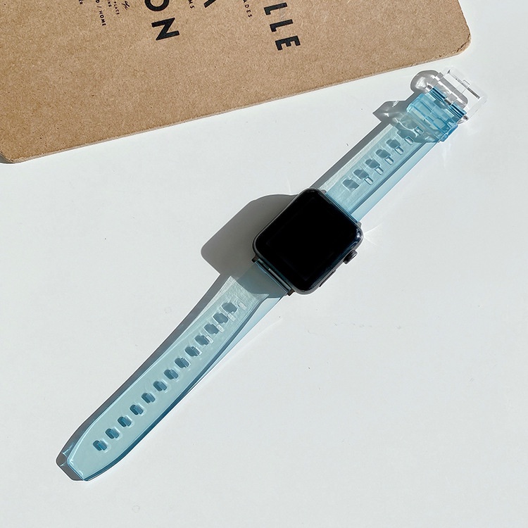 Dây đeo silicon thể thao cho đồng hồ thông minh Apple Watch Series IWatch 7 / 6 / 5 / 4 / 3 /SE 44mm / 40mm / 42mm / 38mm /41mm / 45mm Dây đeo Apple Watch
