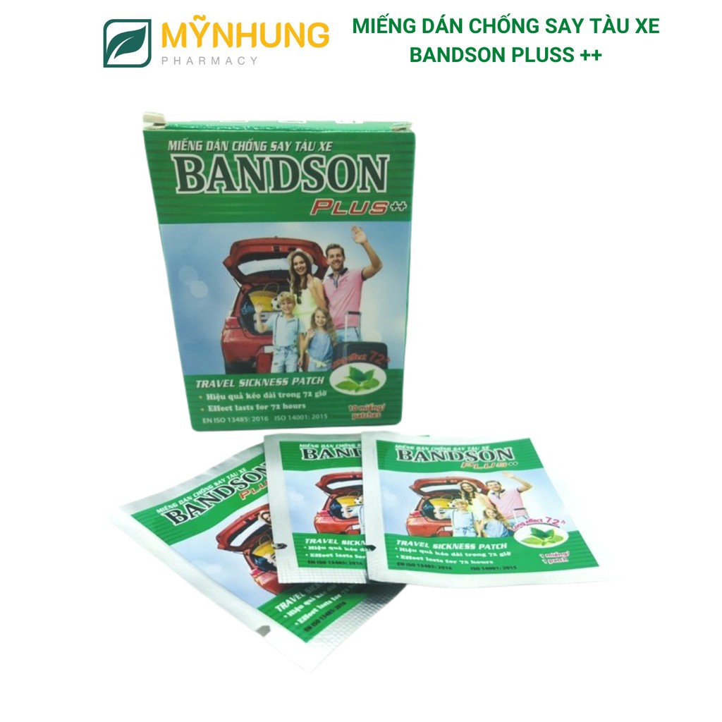 MIẾNG DÁN SAY TÀU XE HỘP 10 MIẾNG