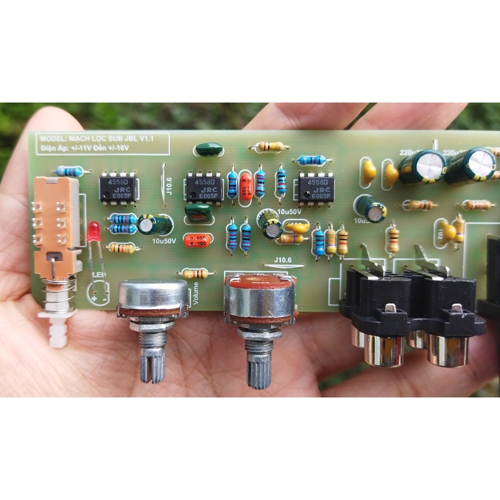 Mạch Lọc Sub Cho Loa Siêu Trầm JBL 3IC 4558 Thông Dụng