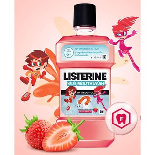 Nước súc miệng Listerine Kids dành riêng cho trẻ trên 6 tuổi 250ml