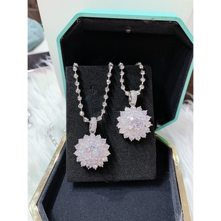Dây chuyền xikim cao cấp , dây bi kèm mặt hoa mai , d60 , m208