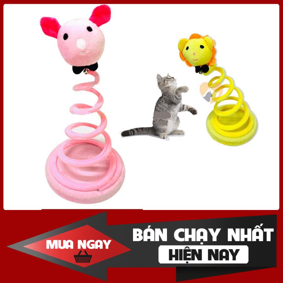 [❌GIÁ SỈ❌] Đồ Chơi Bàn Cào Lò Xo Xoắn Hình Thú Cho Mèo Vờn - iPet Shop 0 ❤️